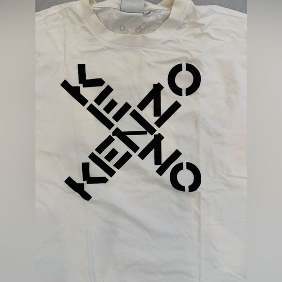 Kenzo Off-White Sport Logo T-Shirt - Picture 2 of 5